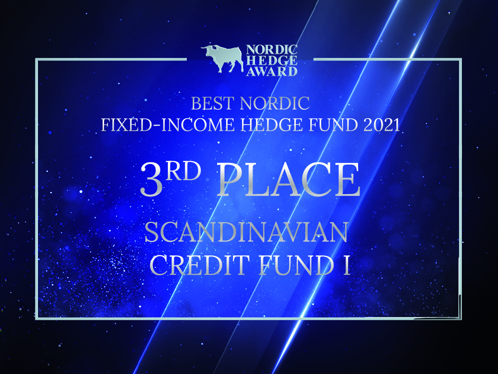 Scandinavian Credit Fund I prisades vid Nordic Hedge Award 3